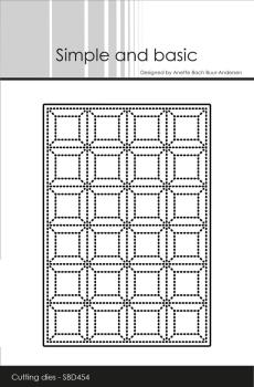 Simple and Basic - Stanzschablone 6,9x10cm "Tiles" Dies