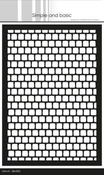 Simple and Basic - Schablone "Copplestones" Stencil