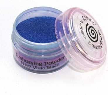 Cosmic Shimmer - Embossingpulver "Navy Viola" Blaze Embossing Powder 20ml