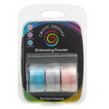Cosmic Shimmer - Embossingpulver "Perfect Pastels" Embossing Powder 3x20ml
