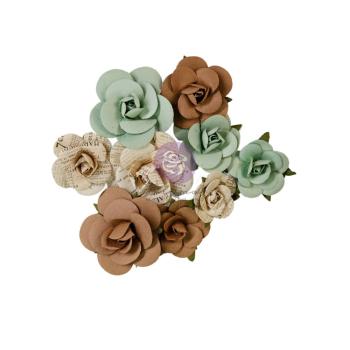 Prima Marketing - Papier Blumen "Nature Academia" Flowers Forest Shades