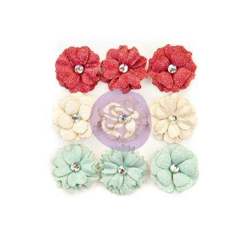 Prima Marketing - Papier Blumen "Midnight Garden" Flowers 11th Hour