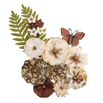 Prima Marketing - Papier Blumen "Golden Desert" Flowers Peyote