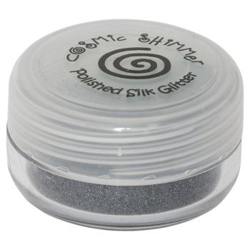 Cosmic Shimmer - Glitzermischung "Gunmetal" Polished Silk Glitter 10ml