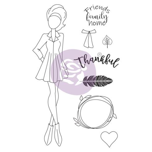 Prima Marketing - Stempelset "Clair" Cling Stamp