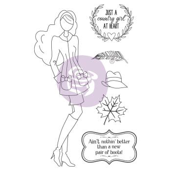 Prima Marketing - Stempelset "Jessi" Cling Stamp