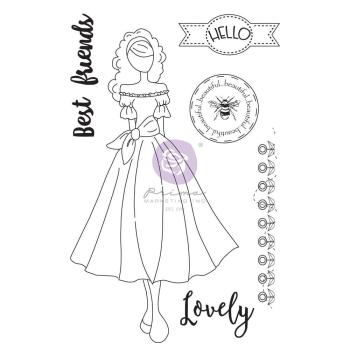 Prima Marketing - Stempelset "Melissa" Cling Stamp