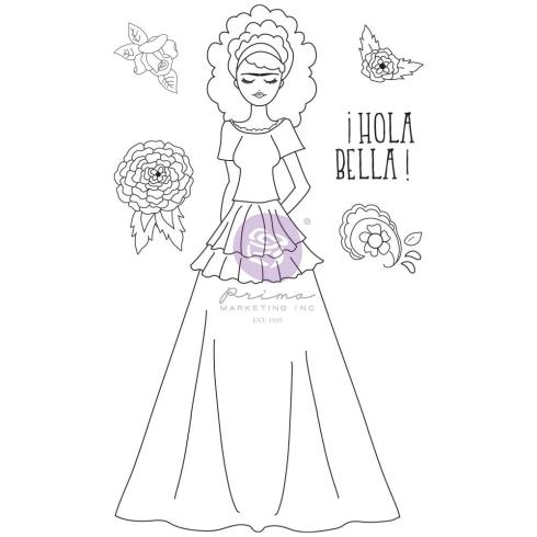 Prima Marketing - Stempelset "Milagros" Cling Stamp