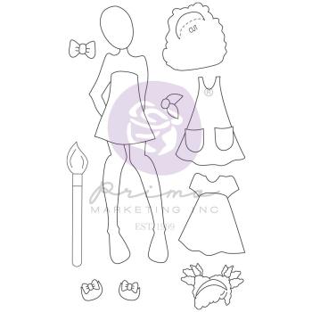 Prima Marketing - Stempelset "Neesha" Cling Stamp
