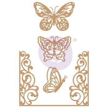 Prima Marketing - Stanzteile "Butterfly Flight" Chipboard Die Cut