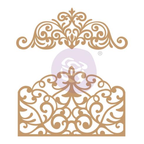 Prima Marketing - Stanzteile "Flourish Gate" Chipboard Die Cut