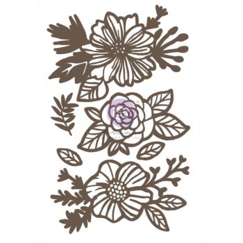Prima Marketing - Stanzteile "Happy Flowers" Chipboard Die Cut