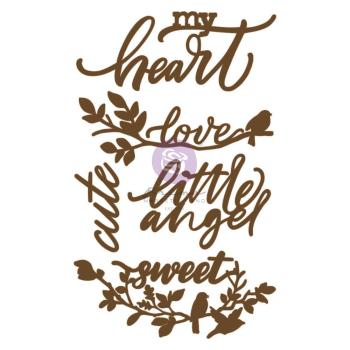 Prima Marketing - Stanzteile "My Heart" Chipboard Die Cut