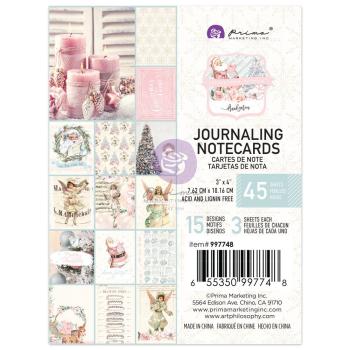 Prima Marketing - Designpapier "Christmas Sparkle" Paper Pack - Journaling Cards 3x4 Inch - 45 Bogen