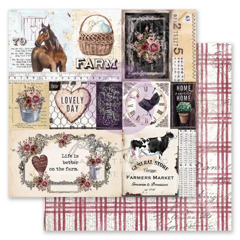 Prima Marketing - Designpapier "Farm Sweet Farm" Paper Pack 12x12 Inch - 24 Bogen
