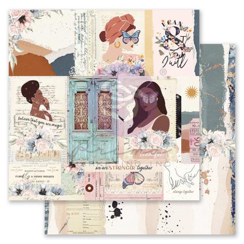 Prima Marketing - Designpapier "Indigo" Paper Pack 12x12 Inch - 24 Bogen