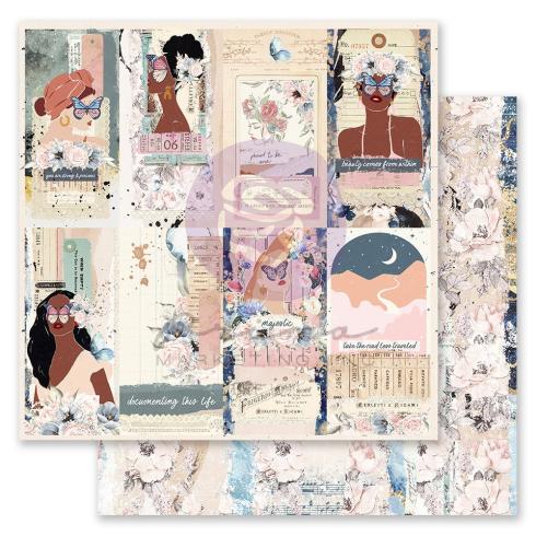 Prima Marketing - Designpapier "Indigo" Paper Pack 12x12 Inch - 24 Bogen