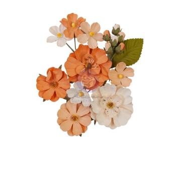 Prima Marketing - Papier Blumen "Majestic" Flowers Colorful