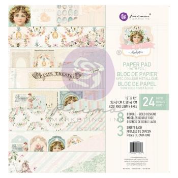 Prima Marketing - Designpapier "Miel" Paper Pack 12x12 Inch - 24 Bogen