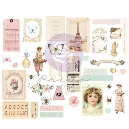 Prima Marketing - Aufkleber "Miel" Chipboard Sticker 