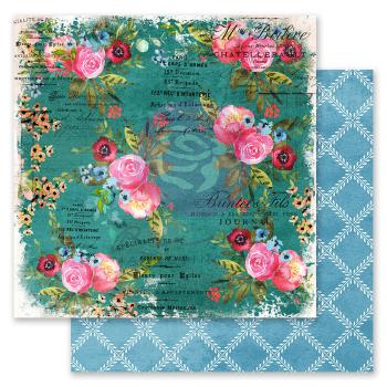 Prima Marketing - Designpapier "Painted Floral" Paper Pack 12x12 Inch - 24 Bogen