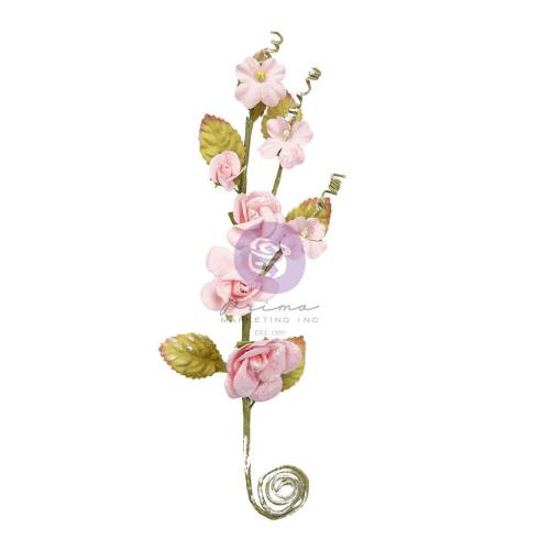 Prima Marketing - Papier Blumen "Strawberry Milkshake" Flowers Berry Sweet