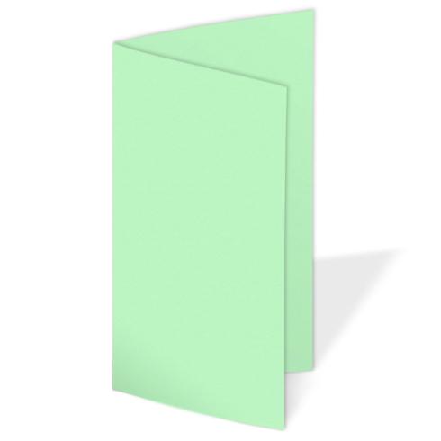 Faltkarte DIN Lang  240g/m²  in pastell grün