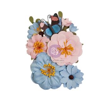 Prima Marketing - Papier Blumen "Spring Abstract" Flowers Traced Memories