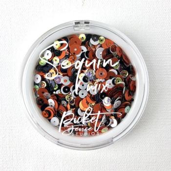 Picket Fence Studios - Pailletten - Streuteile "Black Magic" Sequin Mix