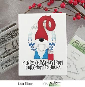 Picket Fence Studios - Stempelset "A Gnome Christmas" Clear stamps
