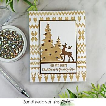 Picket Fence Studios - Stempelset "Joyeux Noel" Clear stamps