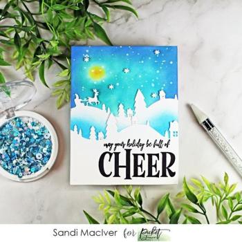 Picket Fence Studios - Stempelset "Joyeux Noel" Clear stamps