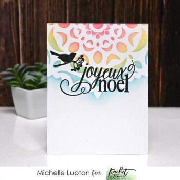 Picket Fence Studios - Stempelset "Joyeux Noel" Clear stamps