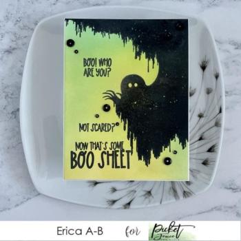 Picket Fence Studios - Stempelset "Not scared? You should be!" Clear stamps