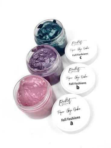 Picket Fence Studios - Paper Glaze Set  "Ombre Fall Fashions" 3x1,5oz (3x42,6g)