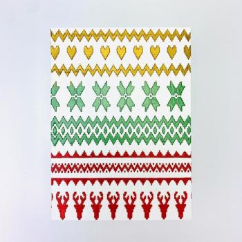 Picket Fence Studios - Paper Glaze Set  "Ombre Santa's Favorite Colors" 3x1,5oz (3x42,6g)