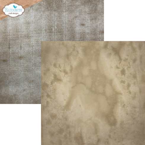 Elizabeth Craft Designs - Designpapier "Coffee Dyed" Paper Pack 12x12 Inch - 12 Bogen