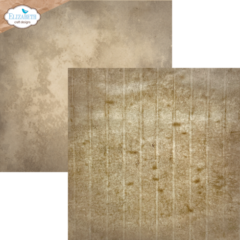 Elizabeth Craft Designs - Designpapier "Coffee Dyed" Paper Pack 12x12 Inch - 12 Bogen