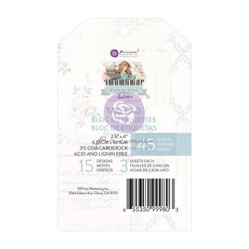 Prima Marketing - Stanzteile "French Blue" Tag Pad
