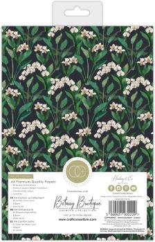 Craft Consortium - Papierblock A4 "Botany Boutique" Paper Pad - 20 Bogen