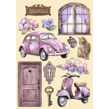 Stamperia - Holzteile A5 "Lavender" Wooden Shapes