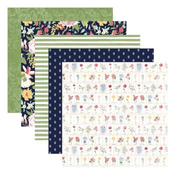 Spellbinders - Designpapier "Bayfair" Paper Pack 12x12 Inch - 20 Bogen