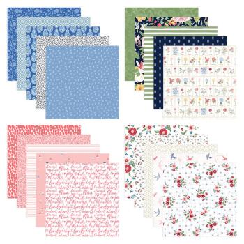 Spellbinders - Designpapier "Bayfair" Paper Pack 6x6 Inch - 20 Bogen