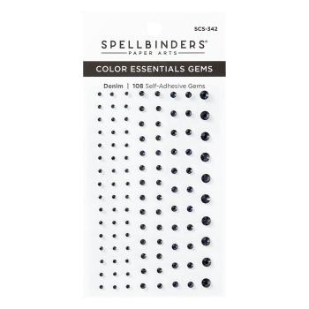 Spellbinders - Schmucksteine "Denim" Gemstones 108 Stück