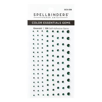 Spellbinders - Schmucksteine "Emerald" Gemstones 108 Stück