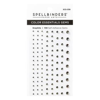 Spellbinders - Schmucksteine "Graphite" Gemstones 108 Stück