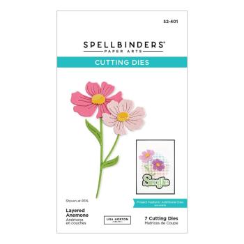 Spellbinders - Stanzschablone "Layered Anemone" Dies