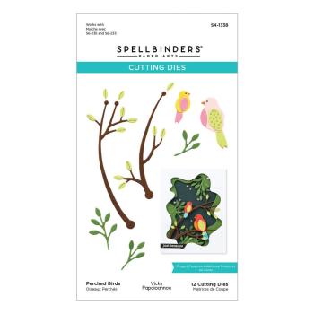 Spellbinders - Stanzschablone "Perched Birds" Dies
