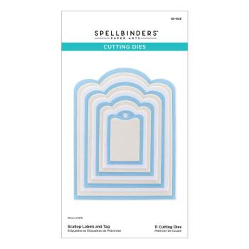 Spellbinders - Stanzschablone "Scallop Labels and Tag" Dies