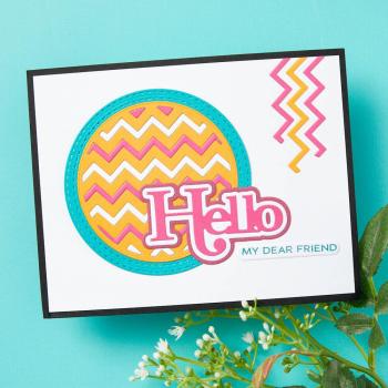 Spellbinders - Stanzschablone "Stitched Edge Circle Backgrounds" Dies